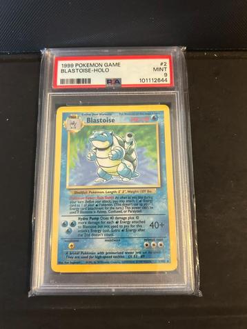 2/102 blastoise psa 9 € 600,00 holo beschikbaar voor biedingen