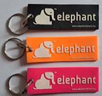 ELEPHANT sleutelhanger 3 kleuren om niet te vergeten, Verzamelen, Sleutelhangers, Ophalen of Verzenden
