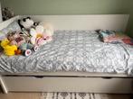 Bed met onderschuifbed, Huis en Inrichting, Ophalen, Eenpersoons, Wit, Modern