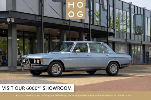 BMW E3 3.0 Li (bj 1977, automaat), Auto's, Oldtimers, Bedrijf, Te koop, BMW, Benzine, Berline, 4 deurs, Automaat, Blauw, Leder en Stof