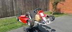 Kart met aime motor op.
Deze geeft nog veel compressie, Ophalen, Zo goed als nieuw