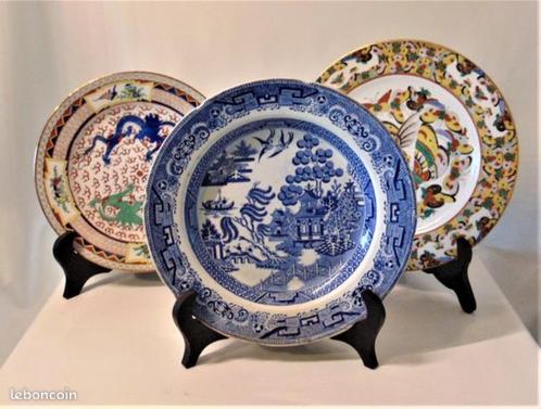 Ensemble de 3 ancienne assiettes chinoise, Antiquités & Art, Antiquités | Assiettes décoratives & Carrelages, Enlèvement ou Envoi