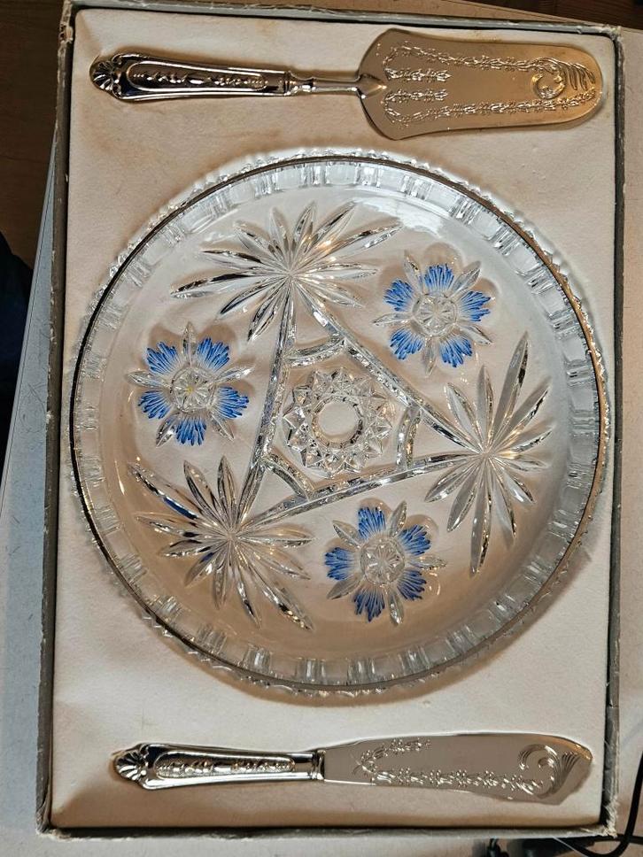 Set à gâteaux italien vintage « Servizio Da Torta », Antiquités & Art, Antiquités | Verre & Cristal, Enlèvement