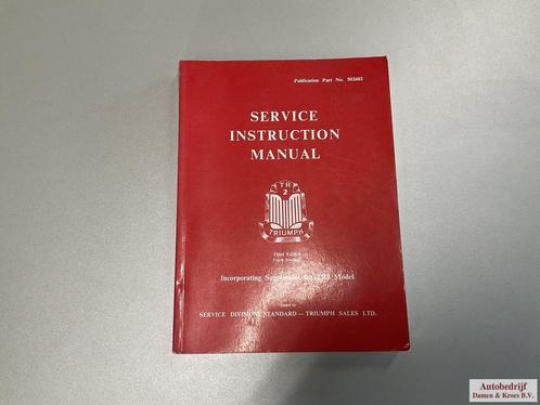 Service Instruction Manual Triumph TR2 & TR3 502602, Autos : Divers, Modes d'emploi & Notices d'utilisation, Enlèvement ou Envoi