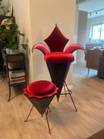 Metale barkruk met laag krukje, Ophalen