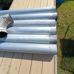 kachelbuis diameter 100, 6 stuls + bocht, Ophalen, Gebruikt