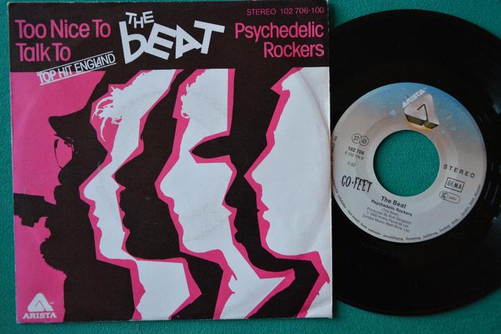 The Beat — Too Nice To Talk To - H - single vinyle (1980), CD & DVD, Vinyles Singles, Utilisé, Single, Musique du monde, 7 pouces