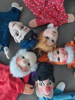Lot oude poppenkast poppen / handpoppen, Ophalen of Verzenden, Gebruikt