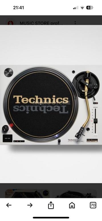 Gezocht technics mk7 limited wit  beschikbaar voor biedingen