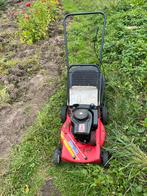 Grasmaaier op benzinne, Tuin en Terras, Grasmaaiers, Ophalen, Cirkelmaaier, Gebruikt, Opvangbak