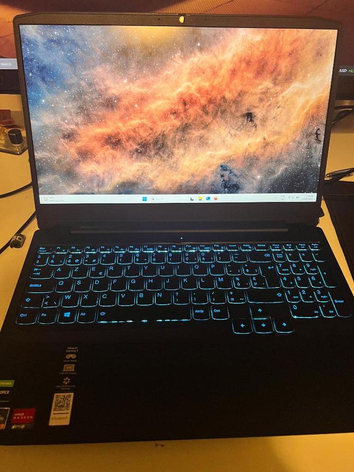 Lenovo IdeaPad Gaming 3 15ARH05, Computers en Software, Windows Laptops, Zo goed als nieuw, 15 inch, SSD, 16 GB, Azerty, Met videokaart