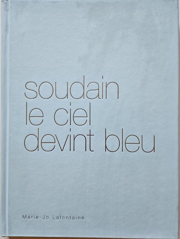 Soudain le ciel devint bleu / Marie-Jo Lafontaine - 2014, Livres, Art & Culture | Arts plastiques, Neuf, Enlèvement ou Envoi