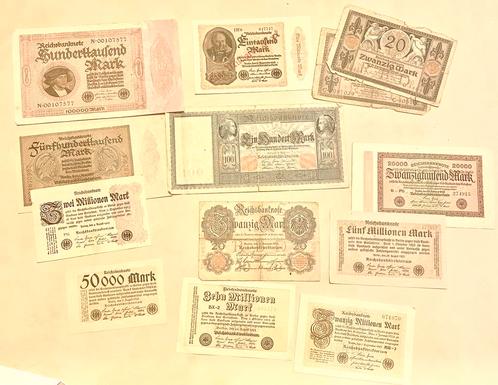 Duitse bankbiljetten reichsbanknote, Timbres & Monnaies, Billets de banque | Europe | Billets non-euro, Enlèvement