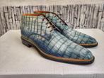 Giorgio blauwe croco schoenen voor heren - maat 42, Vêtements | Hommes, Chaussures, Comme neuf, Bleu, Giorgio, Chaussures à lacets