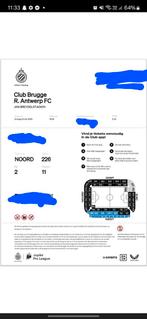 Club Brugge - Antwerp, Tickets en Kaartjes