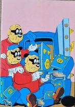 Fotokaart Disney: "De Zware jongens" (Donald Duck), Verzamelen, Ophalen of Verzenden, Donald Duck, Gebruikt, Plaatje of Poster