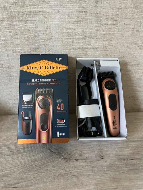 NIEUW draadloze baardtrimmer King C. Gillette, Elektronische apparatuur, Persoonlijke Verzorgingsapparatuur, Nieuw, Scheren en Epileren