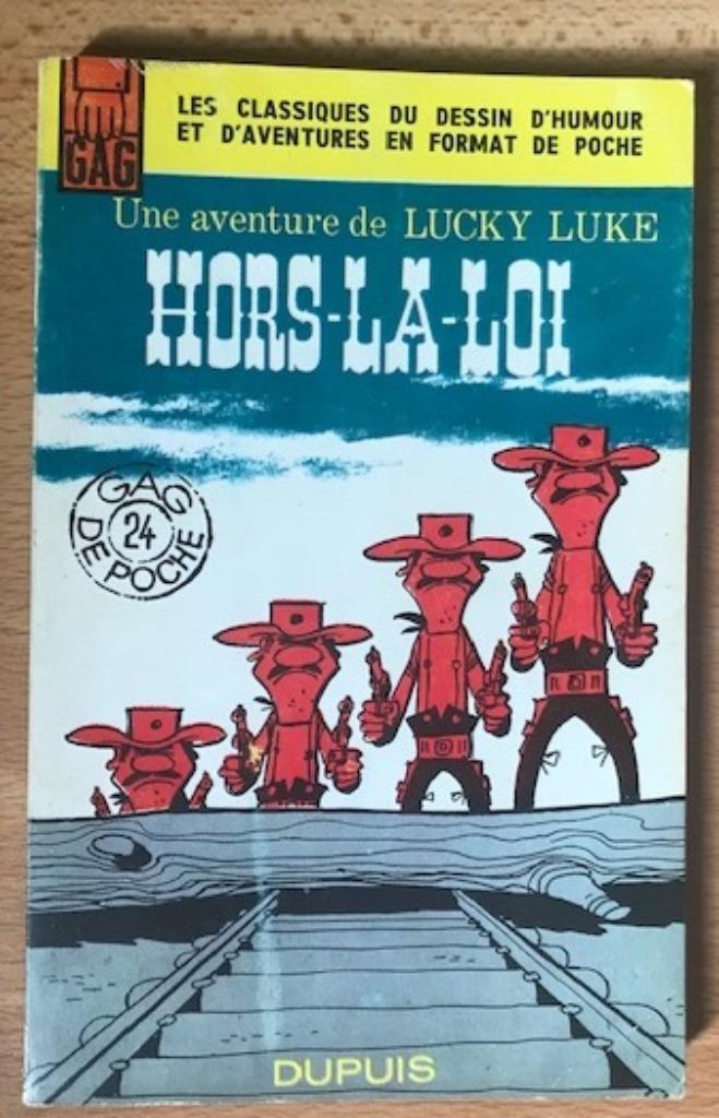 GAG DE POCHE 24 LUCKY LUKE HORS-LA-LOI MORRIS DALTONS, Boeken, Stripverhalen, Zo goed als nieuw, Eén stripboek, Ophalen of Verzenden