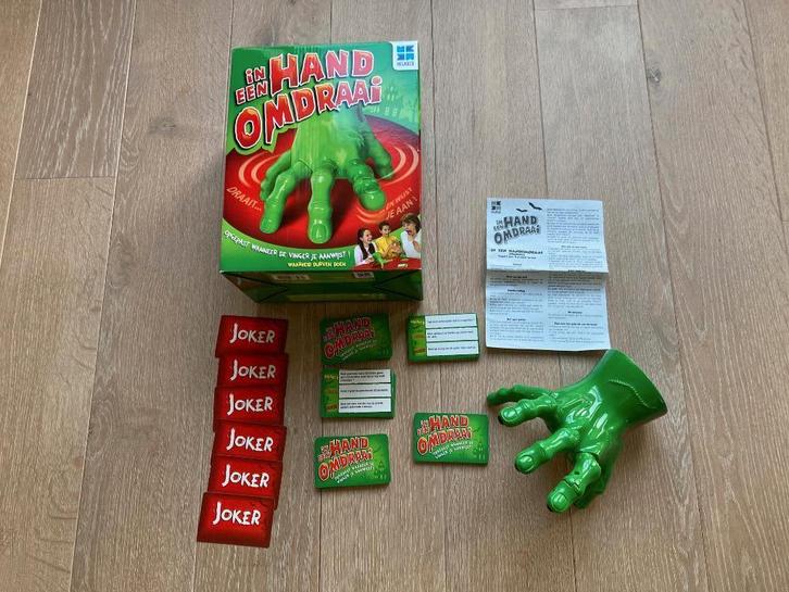 Gezelschapsspel in een handomdraai, Hobby en Vrije tijd, Gezelschapsspellen | Bordspellen, Zo goed als nieuw, Een of twee spelers