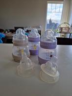 MAM flessen 3 stuks 130ml, Kinderen en Baby's, Ophalen of Verzenden, Zo goed als nieuw