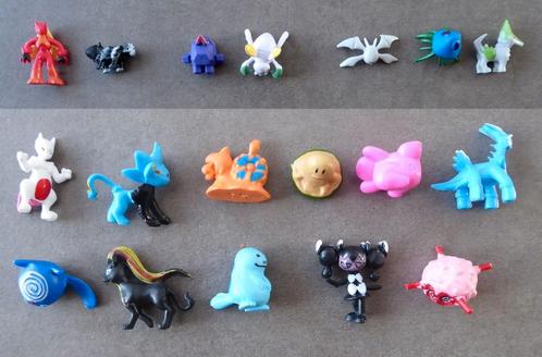 Lot 18 Pokémon-minifiguren + 2 Kinder + 22 stikeez, Verzamelen, Beelden en Beeldjes, Gebruikt, Ophalen of Verzenden