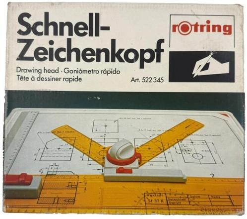 Rotring Schnell Zeichenkopf tekenkop voor tekentafels A2, Hobby en Vrije tijd, Tekenen, Zo goed als nieuw, Verzenden
