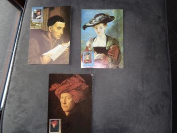 3 cartes maximum de 1996 (timbres 2655 à 2657), Enlèvement