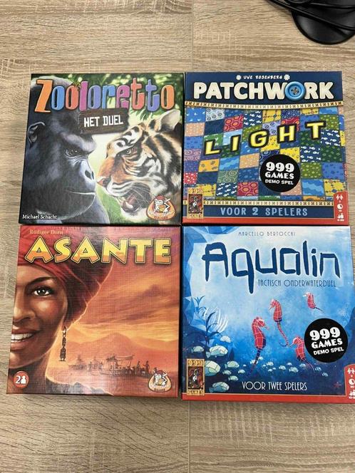 Spellenpakket voor 2 spelers, Hobby en Vrije tijd, Gezelschapsspellen | Bordspellen, Zo goed als nieuw, Ophalen of Verzenden