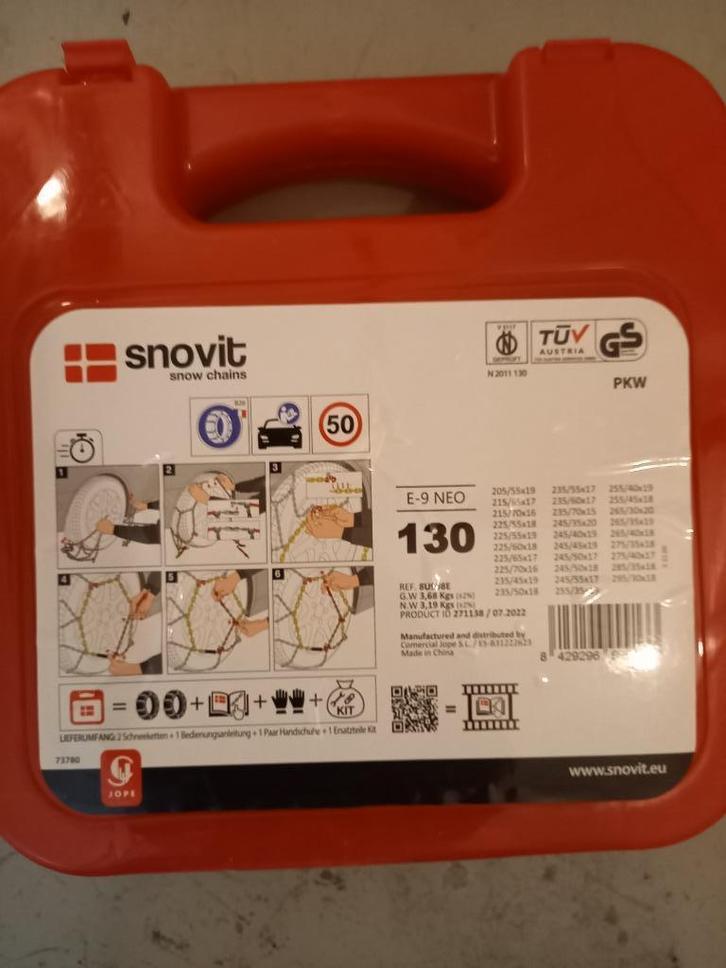 Sneeuwkettingen te huur, Auto diversen, Sneeuwkettingen, Nieuw, Ophalen