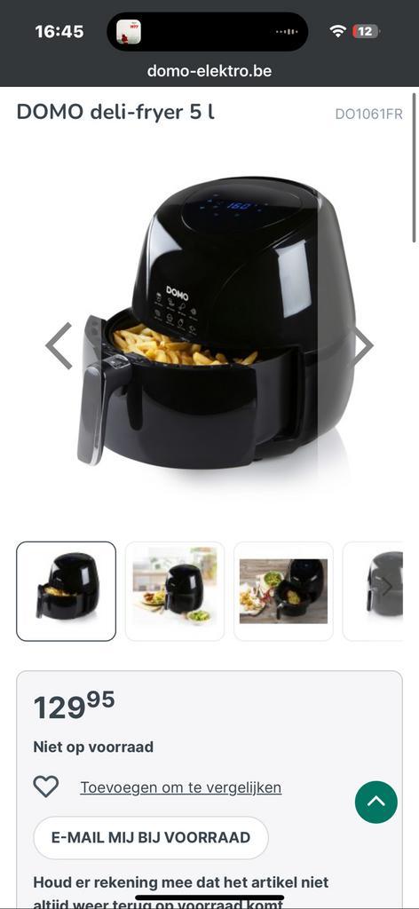 Domo DO1061FR (Friteuse à charcuterie 5l XXL), Electroménager, Friteuses, Comme neuf, Enlèvement