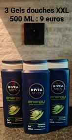3 Gels douches Nivea Men 3 en 1 energy 500 ml, Enlèvement, Neuf