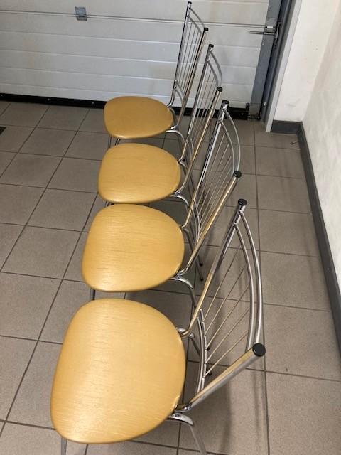 4 vintage keukenstoelen, Huis en Inrichting, Stoelen, Zo goed als nieuw, Ophalen
