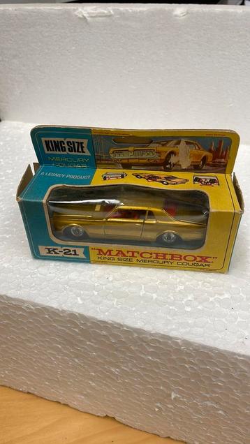 Matchbox Kingsize 21 Mercury Cougar, Ophalen of Verzenden