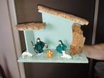 Kerststal beeldjes zijn met de hand beschilderd, Ophalen of Verzenden, Zo goed als nieuw