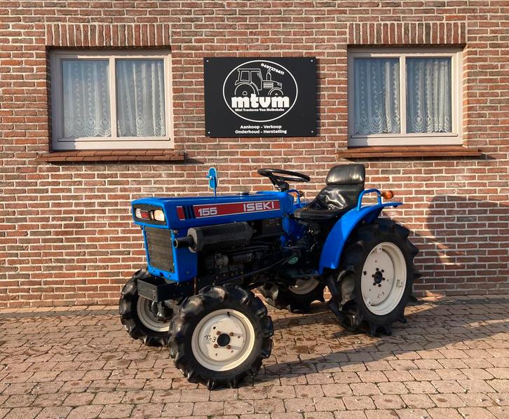 Minitractor Iseki TX155 - 3cilinder - 4x4 - TOPSTAAT !, Articles professionnels, Agriculture | Tracteurs, Enlèvement ou Envoi