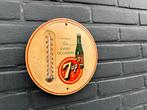 Oude 7 Up reclame thermometer, Verzamelen, Ophalen of Verzenden, Gebruikt, Reclamebord