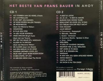 2-CD-BOX Frans Bauer- Het Beste van ...In Anhoy beschikbaar voor biedingen