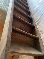 Oude houten trap, Doe-het-zelf en Bouw, Ladders en Trappen, Ophalen, Gebruikt, Trap, 2 tot 4 meter
