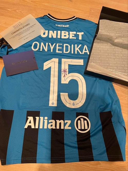 Matchworn shirt Onyedika met certificaat en chip, Verzamelen, Sportartikelen en Voetbal, Gebruikt, Shirt, Ophalen of Verzenden