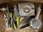 Doos keukengerei allerlei, Huis en Inrichting, Keuken | Keukenbenodigdheden, Ophalen