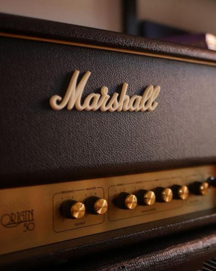 Tête d'ampli guitare Marshall Origin 50, Muziek en Instrumenten, Versterkers | Bas en Gitaar, Zo goed als nieuw, Gitaar, 50 tot 100 watt