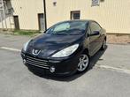 Peugeot 307CC 1.6 essence Airco Gps 80KW, Auto's, Cabriolet, Zwart, Bedrijf, Handgeschakeld