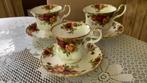 3 kop en schotels, Royal Albert, Old Country Roses., Antiek en Kunst, Ophalen of Verzenden