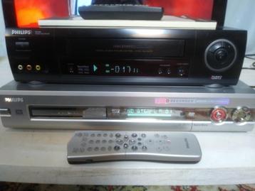 Philips kopieer DUO DVD recorder en VHS speler