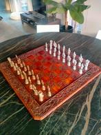 Prachtig antiek schaakspel ., Hobby en Vrije tijd, Ophalen