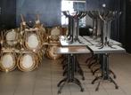 Matériel Horeca :  14 tables & 24 chaises de brasserie, Articles professionnels, Horeca | Mobilier & Aménagement, Installation pour bar
