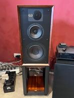 WHARFEDALE Linton Heritage Acajou neuves avec pieds !, Audio, Tv en Foto, Luidsprekerboxen, Nieuw, 120 watt of meer, Front, Rear of Stereo speakers