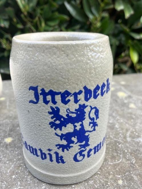 BIERPOT BIERPUL ITTERBEEK LAMBIK GEMEENTE, Verzamelen, Biermerken, Zo goed als nieuw, Pul(len), Ophalen of Verzenden
