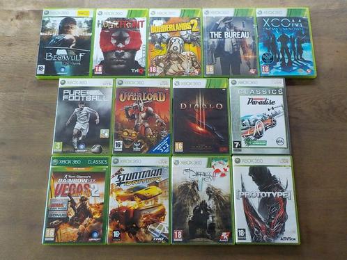 mooie verzameling van 13 Xbox 360 spellen, Games en Spelcomputers, Games | Xbox 360, Zo goed als nieuw, Avontuur en Actie, 1 speler