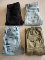 4 jeansbroeken - Maat 134, Ophalen of Verzenden, Gebruikt, Jongen of Meisje, Broek